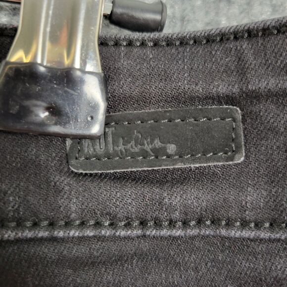 KUT FROM THE KLOTH Black Natalie High Rise Bootcut Denim Jeans SIZE 14 - Picture 8 of 11